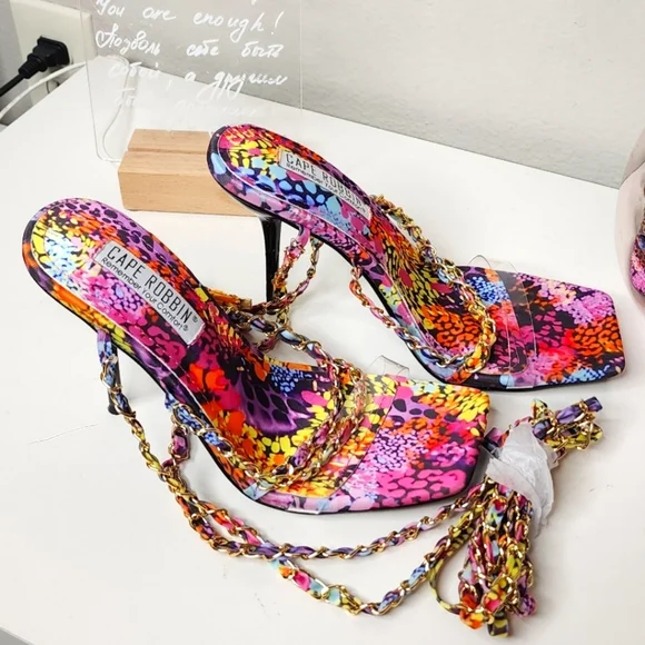 NEW Cape Robbin Pink and Purple Stiletto Heels 7.5 (FAST SHIPPING) - Picture 3 of 7